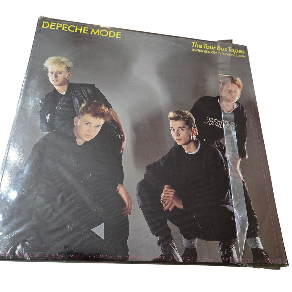 Rare Depeche Mode Vinyl: The Tour Bus Tapes Limited Edition Blue Interview Album